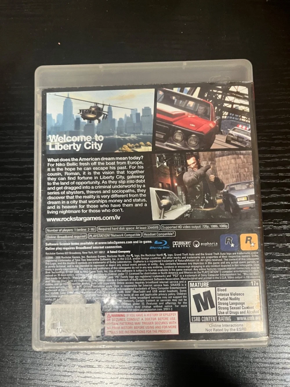 Grand Theft Auto IV (PlayStation 3, 2008)